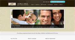 Desktop Screenshot of mynoblesmile.com